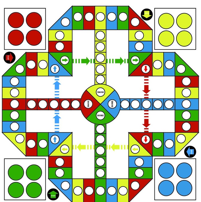 飞行棋图片ai矢量模版下载