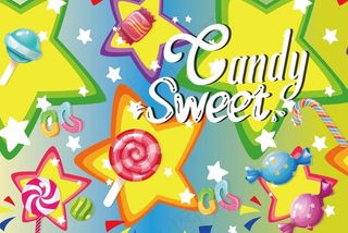 卡通 糖果色 背景底纹图片