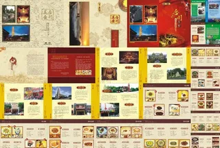 大气中国风餐饮美食画册设计