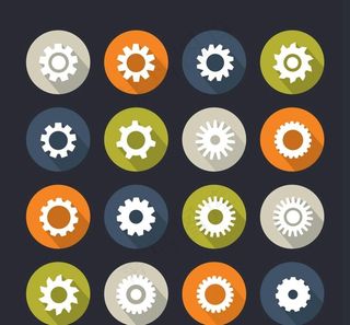 圆形齿轮图标图片