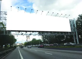 户外广告样机图片