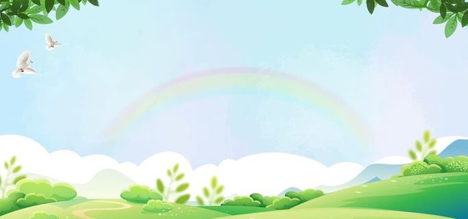 蓝天草地背景图片