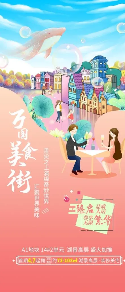 商业旅游系列海报图片psd模版下载