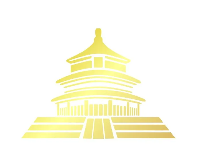 天坛剪影矢量图图片cdr矢量模版下载