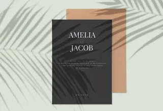 简约风阴影照片展示图片