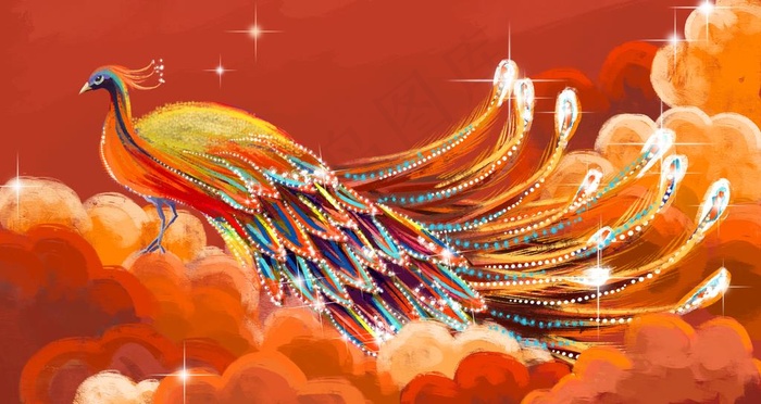 国潮插画图片
