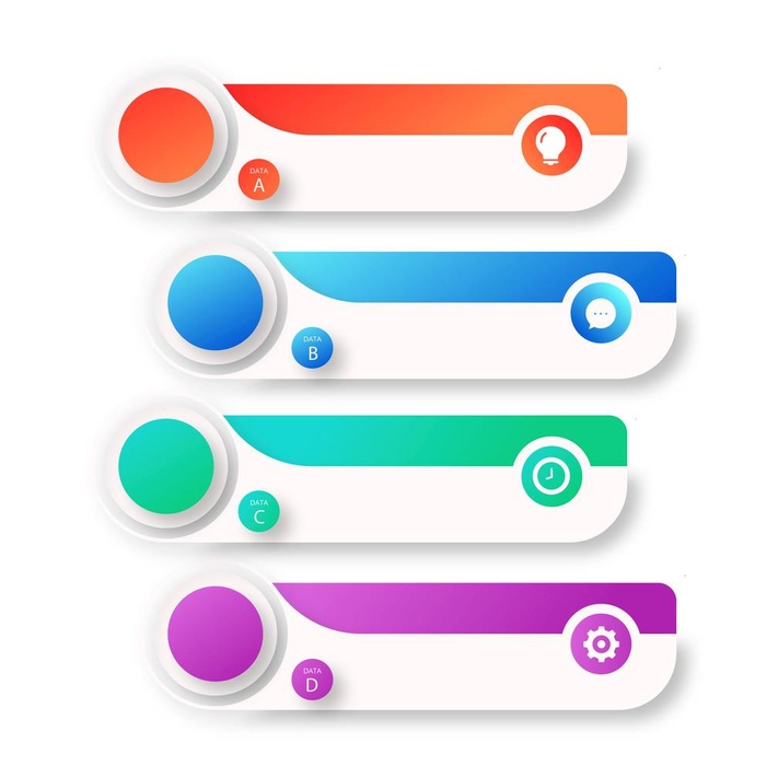 流程信息步骤PPT图表设计图片