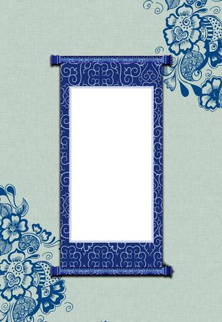 青花瓷海报图片