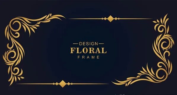 欧式花纹边框图片