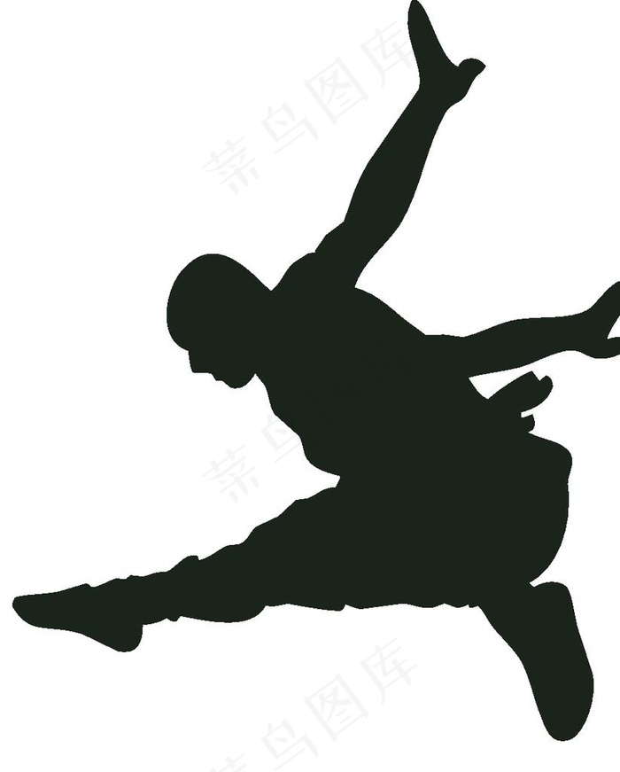 武术剪影图片