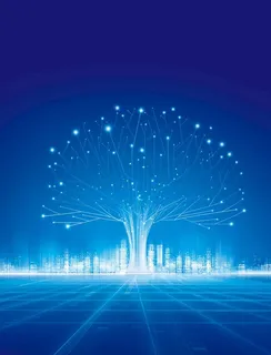 科技的梦想树图片