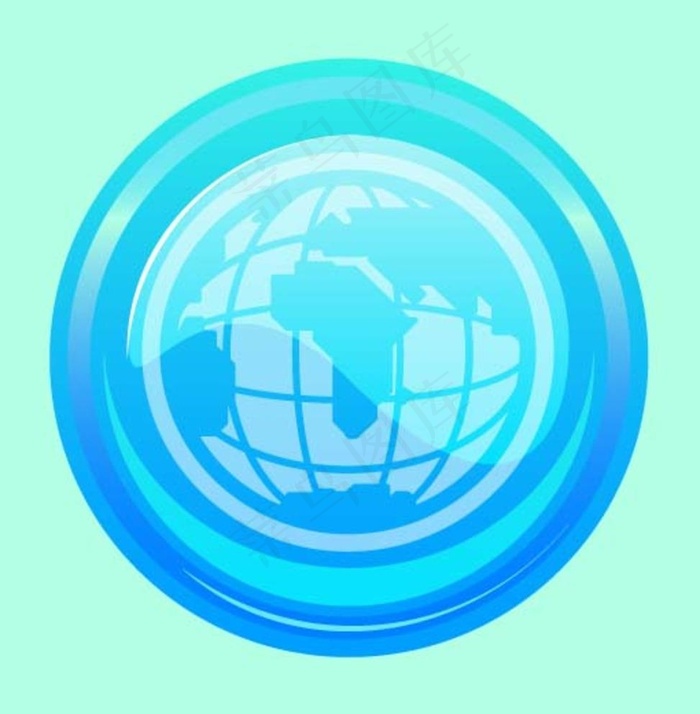 矢量地球图标图片