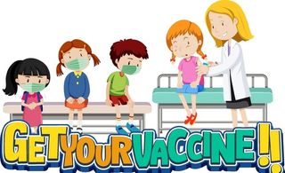 戴口罩的儿童  图片