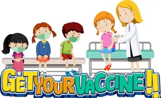 戴口罩的儿童  图片