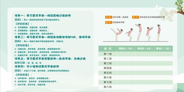 小清新展板图片cdr矢量模版下载
