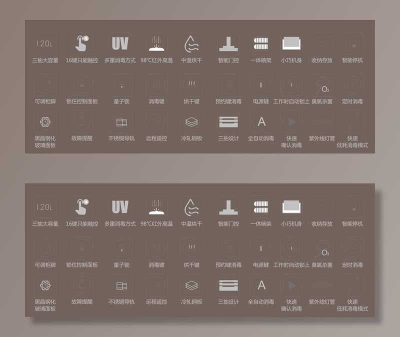 消毒柜图标图片cdr矢量模版下载