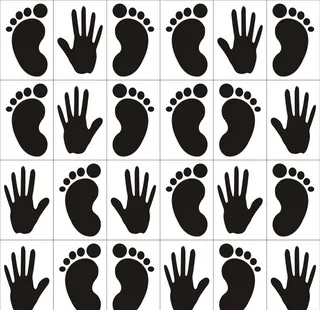 手脚印游戏图片
