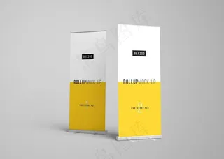 易拉宝样机图片