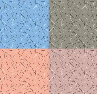 线条时尚数码印花图案图片