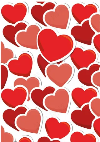 红色桃心背景图片