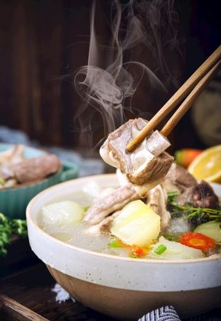 冬瓜排骨汤图片