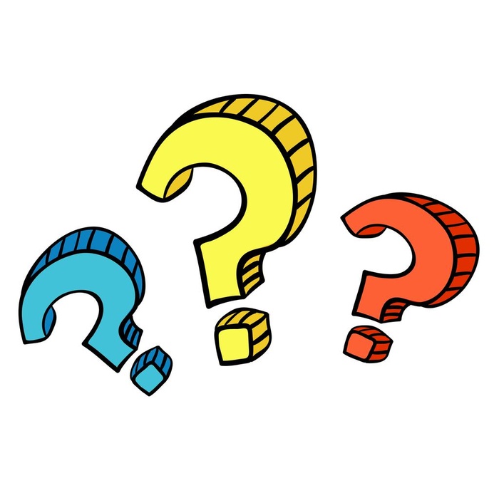 彩色问号图片