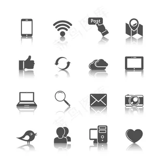 常用手机APP网页UI图标图片