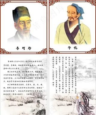 李时珍华佗简介图片