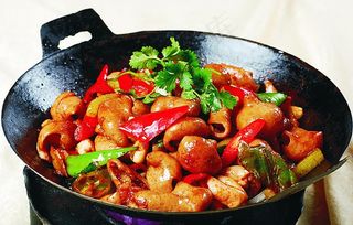 干锅石门肥肠图片