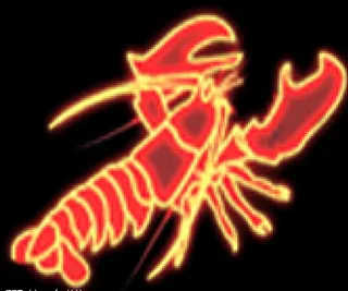 霓虹灯分层素材PSD—海鲜07图片