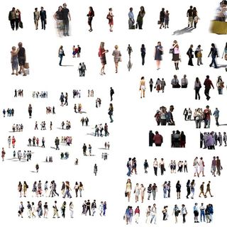 效果图人物素材图片