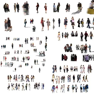 效果图人物素材图片