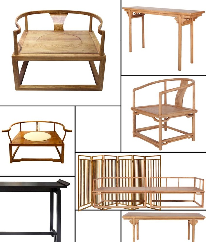 中式禅东方PSD分层家具图片