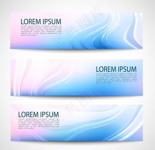 抽象线条科技横幅 图片