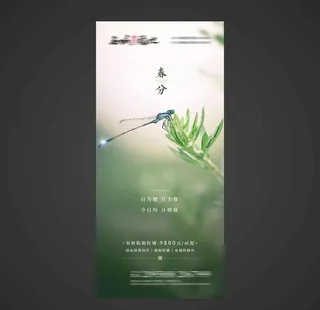 春分手机海报图片
