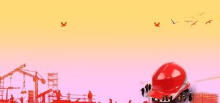 建筑工地剪影图片