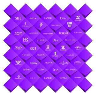 奢侈品logo墙图片