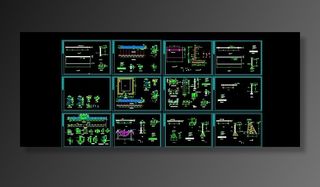 多层围墙施工图图片
