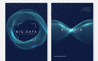 曲线背景展板图片