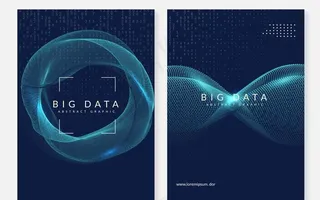 曲线背景展板图片