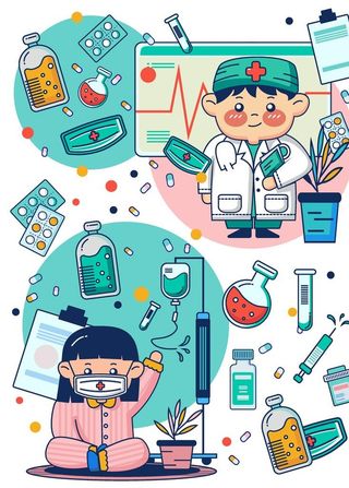 儿童医疗素材图片