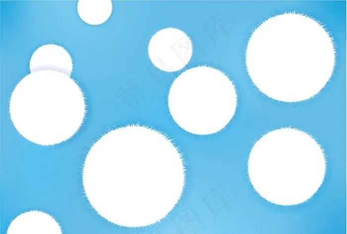 毛绒球背景图片cdr矢量模版下载