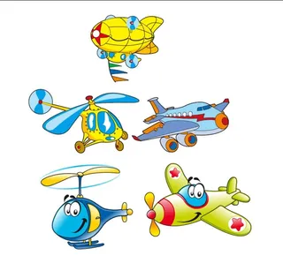 卡通飞机图片