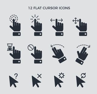 箭头 手势 光标  图片