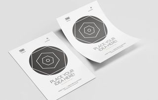 宣传单样机图片