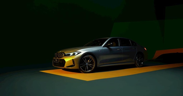 新宝马3系海报图片