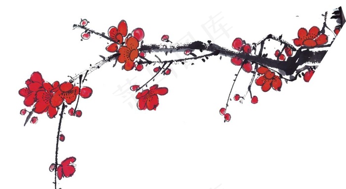 梅花素材 图片psd模版下载