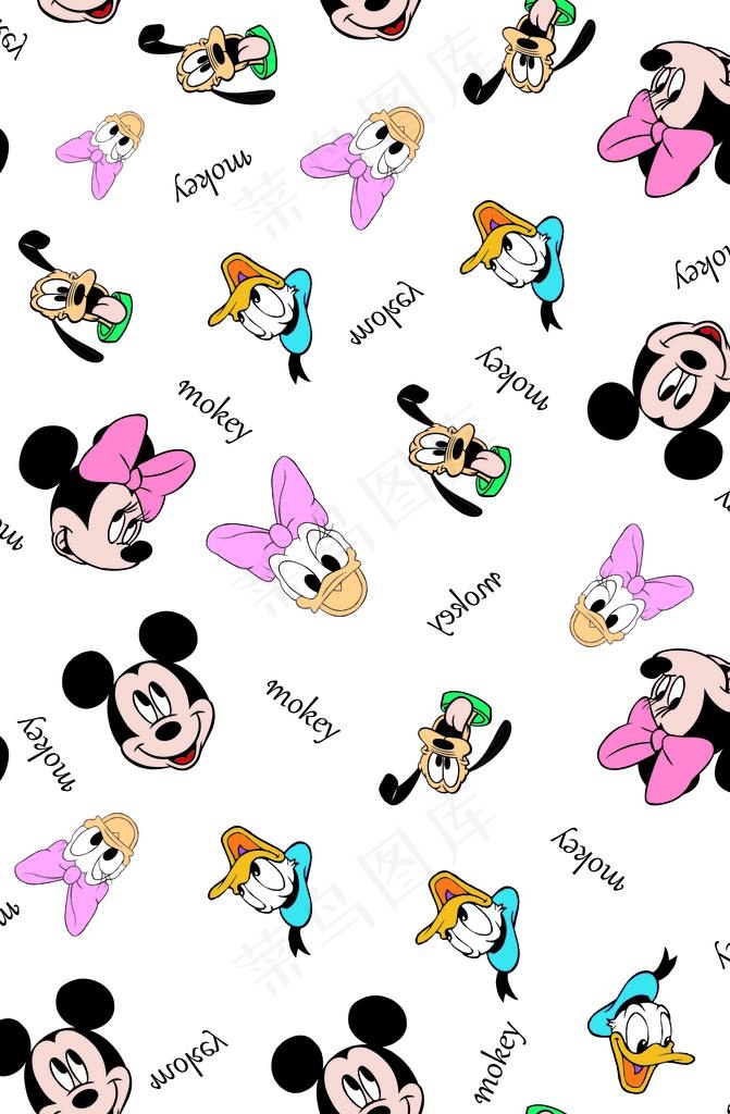 迪士尼 米奇 唐老鸭 卡通人物图片