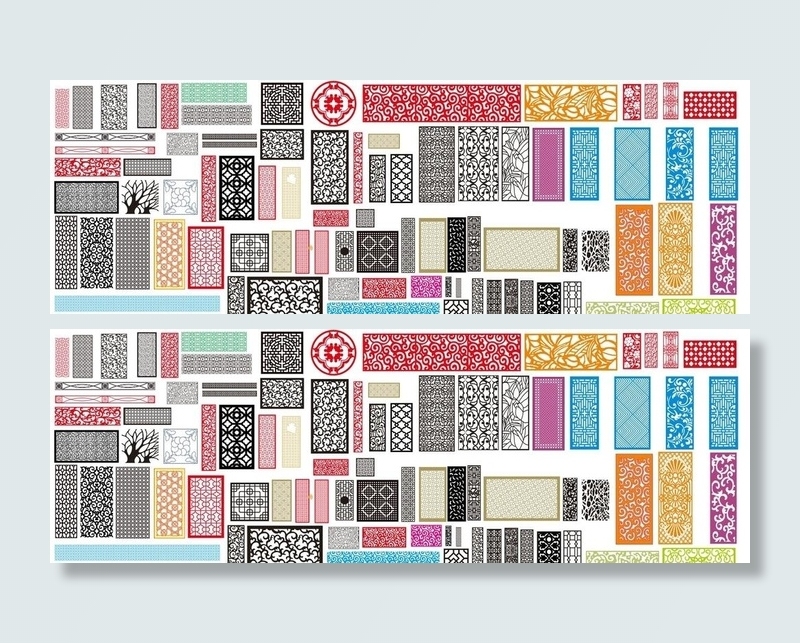 窗格 窗花 镂空 雕刻图片