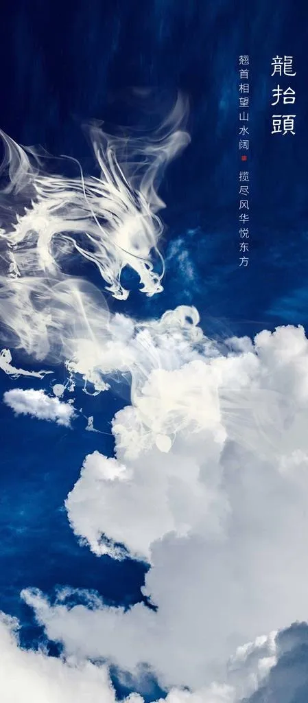 龙抬头 二月二 二月二海报图片(1080X2300(DPI:72))psd模版下载